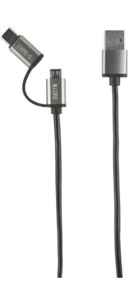 Дата-кабель Red Line USB - micro USB+Type-C, черный УТ000013652
Дата-кабель Red Line USB - micro USB+Type-C, черный УТ000013652