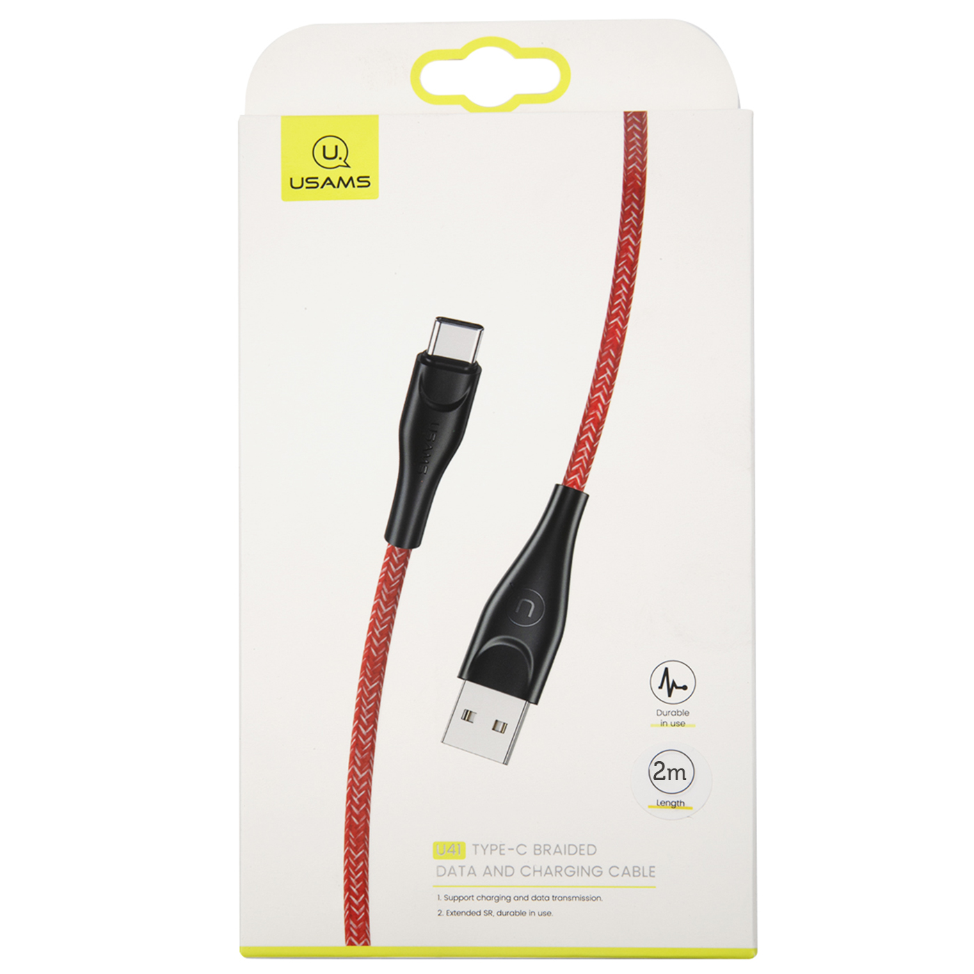 Дата-Кабель USAMS-SJ395 USB - Type-C (2 м) нейлоновая оплетка, красный (SJ395USB02)
Дата-Кабель USAMS-SJ395 USB - Type-C (2 м) нейлоновая оплетка, красный (SJ395USB02)
