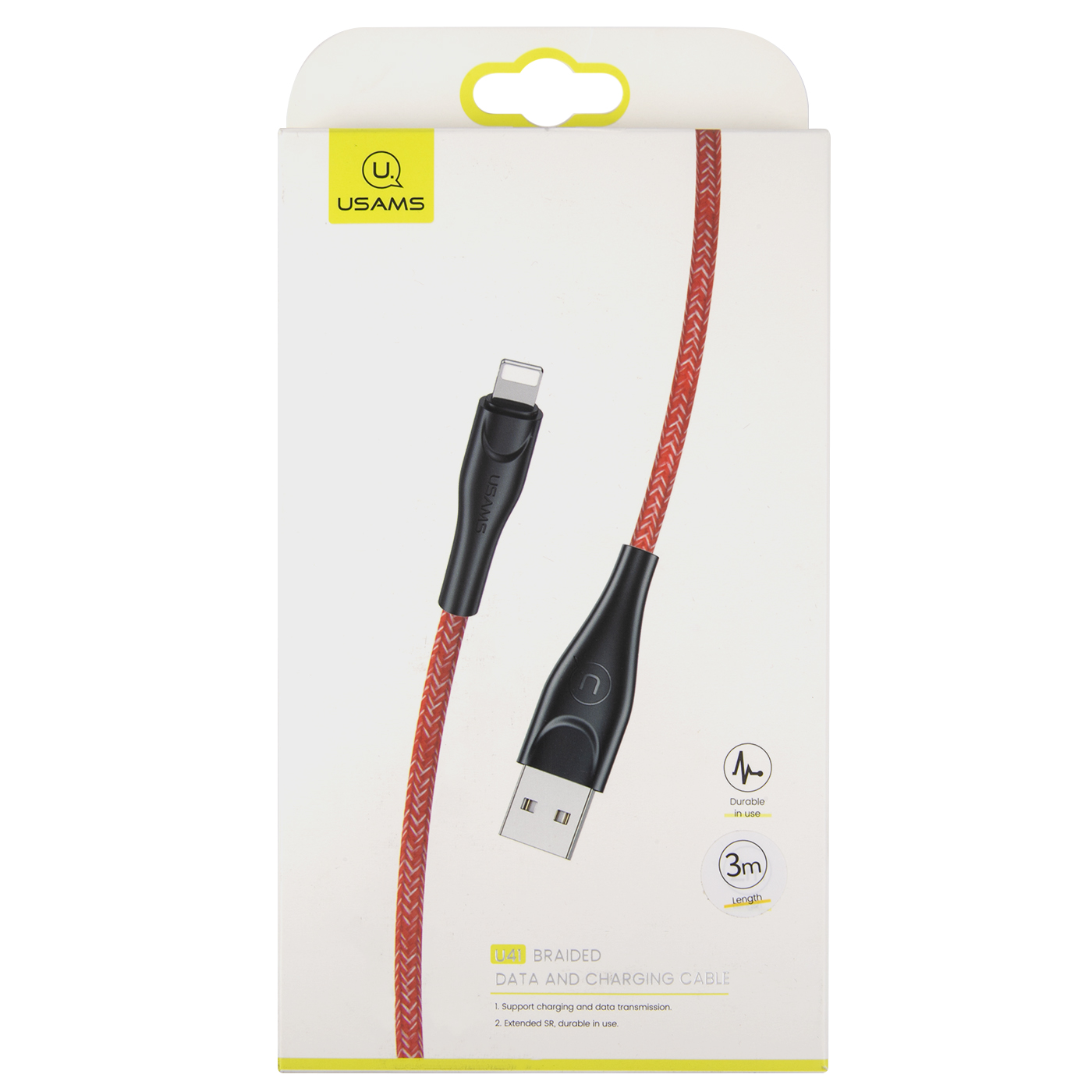 Дата-Кабель USAMS-SJ397 USB - Lightning (3 м) нейлоновая оплетка, красный (SJ397USB02)
Дата-Кабель USAMS-SJ397 USB - Lightning (3 м) нейлоновая оплетка, красный (SJ397USB02)