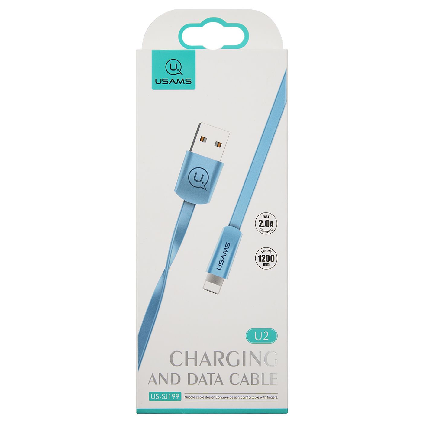 Дата-Кабель USAMS-U2 USB - Lightning, плоский, голубой (SJ199IP04)
Дата-Кабель USAMS-U2 USB - Lightning, плоский, голубой (SJ199IP04)