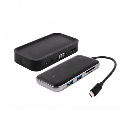 Адаптер Red Line Type-C 7 in 1 с проводом, черный УТ000031225
Адаптер Red Line Type-C 7 in 1 с проводом, черный УТ000031225