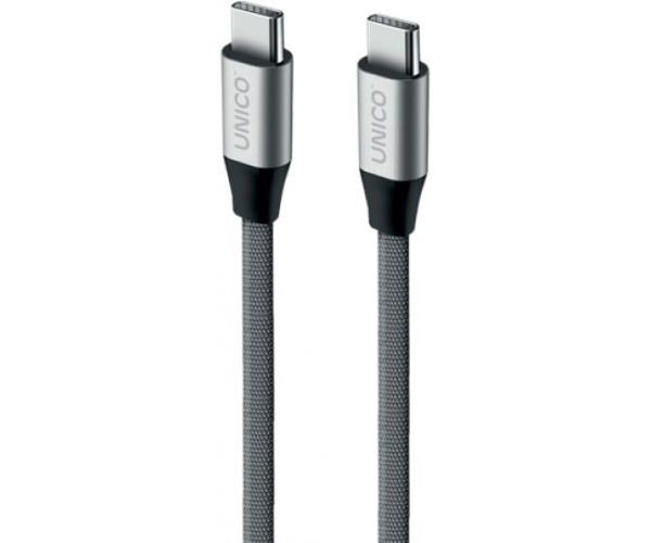 Дата кабель Unico type-С - type С 2,1А, Power Delivery, 480 Мбит/с, нейлон, металл, 1м, серый DCCCUNC
Дата кабель Unico type-С - type С 2,1А, Power Delivery, 480 Мбит/с, нейлон, металл, 1м, серый DCCCUNC