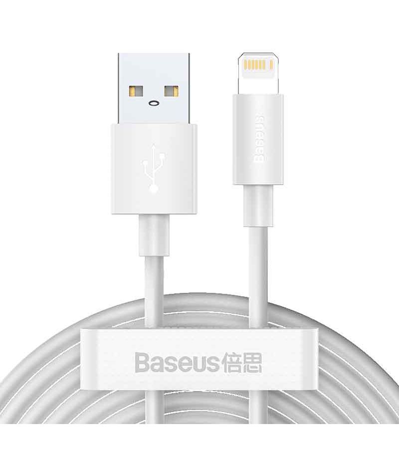 Дата-кабель Baseus Simple Wisdom Kit TZCALZJ-02, USB - Lightning, 2.4A, 1.5m, белый, 2шт. (30316)
Дата-кабель Baseus Simple Wisdom Kit TZCALZJ-02, USB - Lightning, 2.4A, 1.5m, белый, 2шт. (30316)