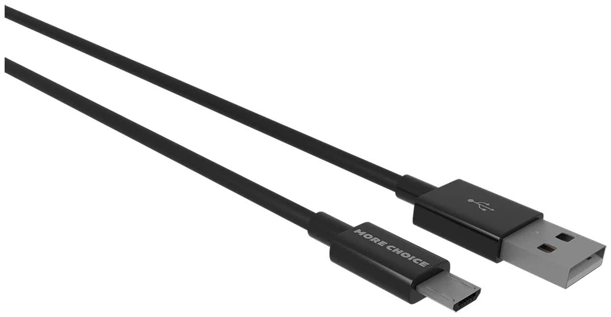 Дата-кабель More choice USB 2.1A для micro USB K24m TPE 1м (Black), Черный
Дата-кабель More choice USB 2.1A для micro USB K24m TPE 1м (Black), Черный