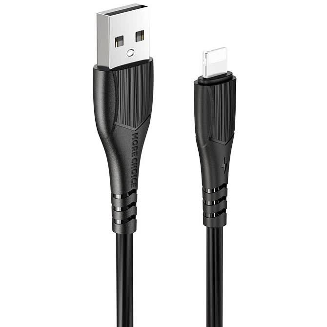 Дата-кабель More choice USB 2.4A для Lightning 8-pin K22i TPE 1м (Black), Черный
Дата-кабель More choice USB 2.4A для Lightning 8-pin K22i TPE 1м (Black), Черный