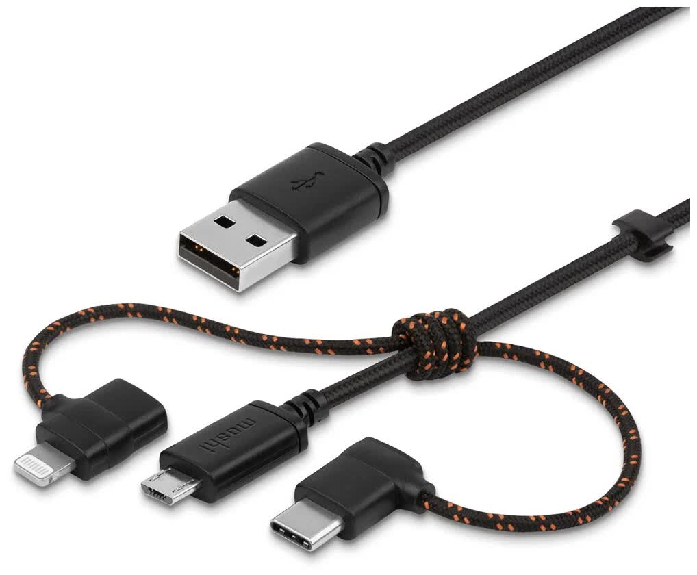 Кабель 3 в 1 Moshi Universal Cable 1 м черный
Кабель 3 в 1 Moshi Universal Cable 1 м черный