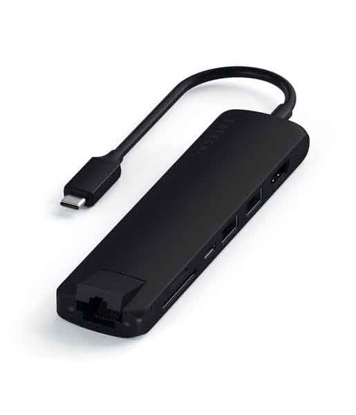 USB-C адаптер Satechi Type-C Slim Multiport with Ethernet Adapter черный
USB-C адаптер Satechi Type-C Slim Multiport with Ethernet Adapter черный