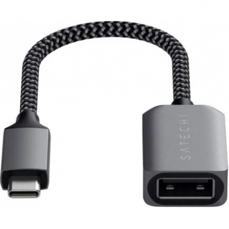 Кабель-адаптер Satechi USB-C to USB 3.0 серый космос
Кабель-адаптер Satechi USB-C to USB 3.0 серый космос