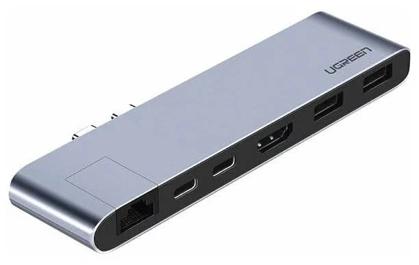 USB-Хаб UGREEN CM218 (50984) Dual USB-C 6-in-1 Multifunctional Converter серый
USB-Хаб UGREEN CM218 (50984) Dual USB-C 6-in-1 Multifunctional Converter серый