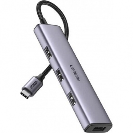 USB-Хаб UGREEN CM473 (20841) USB-C to 4*USB 3.0 Hub серый
USB-Хаб UGREEN CM473 (20841) USB-C to 4*USB 3.0 Hub серый