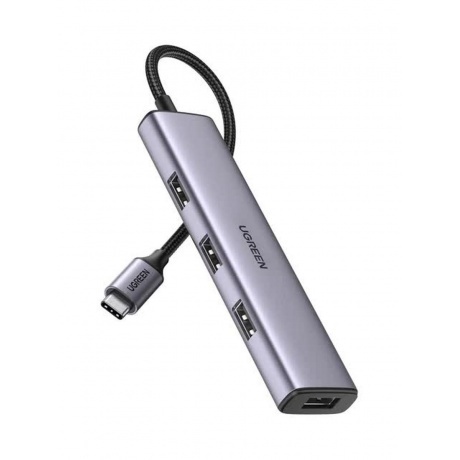 USB-Хаб UGREEN CM473 (20841) USB-C to 4*USB 3.0 Hub серый
USB-Хаб UGREEN CM473 (20841) USB-C to 4*USB 3.0 Hub серый