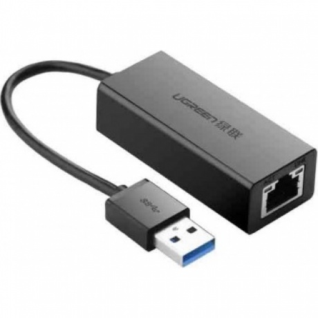 Адаптер UGREEN CR111 (20256) USB 3.0 Gigabit Ethernet Adapter черный
Адаптер UGREEN CR111 (20256) USB 3.0 Gigabit Ethernet Adapter черный