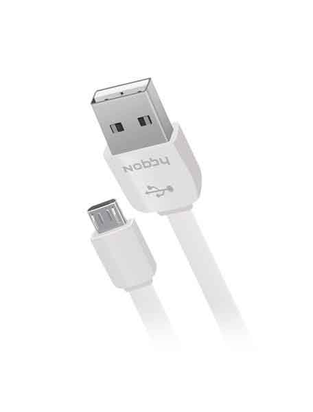 Дата-кабель Nobby Practic microUSB, плоский, 0.23 м, бел. (0204NB-008-001), Белый
Дата-кабель Nobby Practic microUSB, плоский, 0.23 м, бел. (0204NB-008-001), Белый