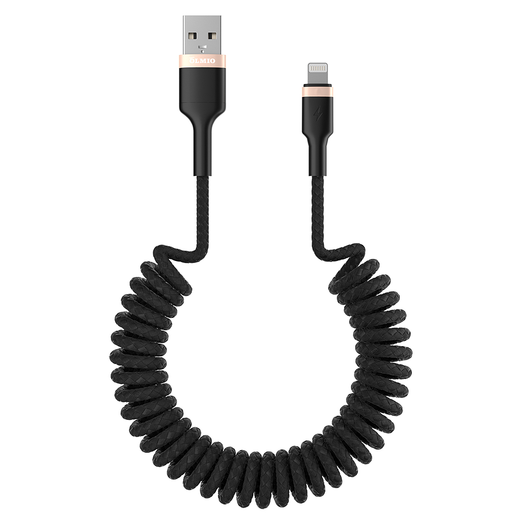 Кабель OLMIO SPRING, USB 2.0 - 8-pin, 1.5м, 2.4A, Черный
Кабель OLMIO SPRING, USB 2.0 - 8-pin, 1.5м, 2.4A, Черный