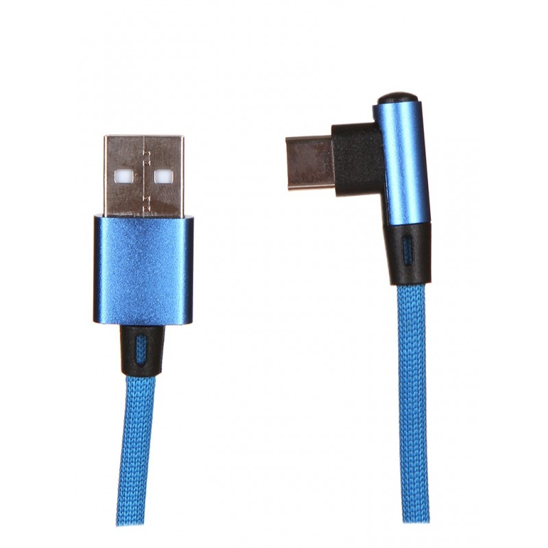Дата-Кабель Red Line USB - Type-C, L-образный, синий
Дата-Кабель Red Line USB - Type-C, L-образный, синий