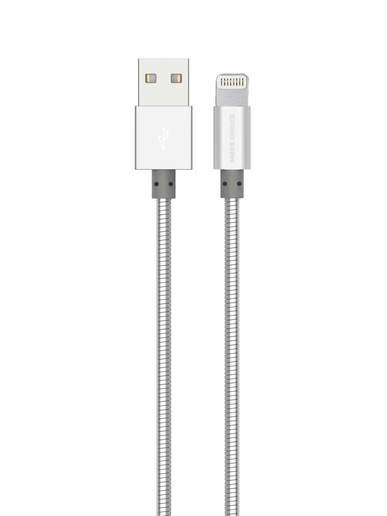 Дата-кабель More choice K31i Silver USB 2.1A для Lightning 8-pin металл 1м, Серебро
Дата-кабель More choice K31i Silver USB 2.1A для Lightning 8-pin металл 1м, Серебро