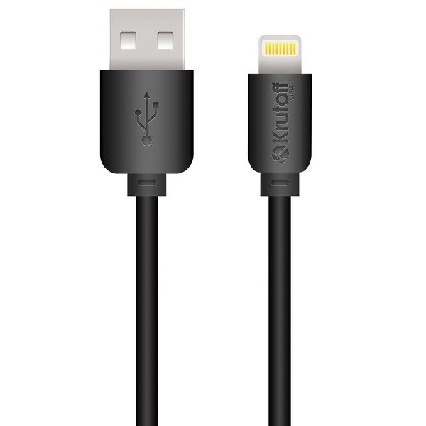Кабель USB Lightning Krutoff Classic (1m) черный (пакет)
Кабель USB Lightning Krutoff Classic (1m) черный (пакет)