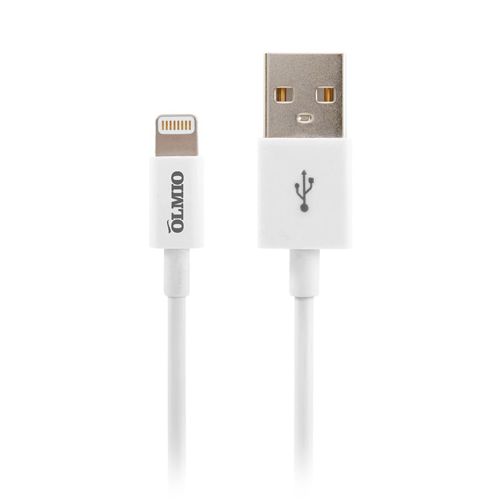 Кабель OLMIO MFI USB 2.0 - Apple iPhone/iPod/iPad 8pin, 1м, белый
Кабель OLMIO MFI USB 2.0 - Apple iPhone/iPod/iPad 8pin, 1м, белый