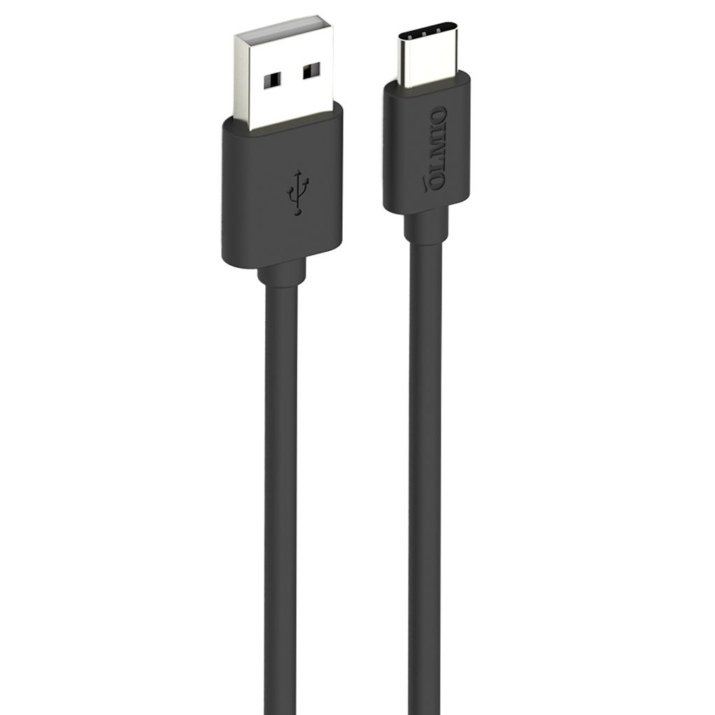 Кабель OLMIO USB 2.0 - USB type-C, 2м, чёрный, Черный
Кабель OLMIO USB 2.0 - USB type-C, 2м, чёрный, Черный