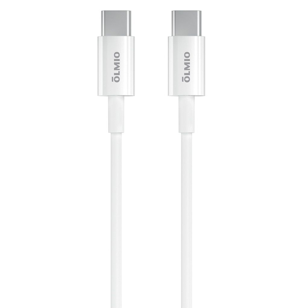 Кабель OLMIO USB2.0, Type-C - Type-C, 1м, белый
Кабель OLMIO USB2.0, Type-C - Type-C, 1м, белый