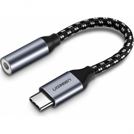 Адаптер UGREEN AV142 (30632) Type C Male To 3.5mm Audio Adapter серый
Адаптер UGREEN AV142 (30632) Type C Male To 3.5mm Audio Adapter серый