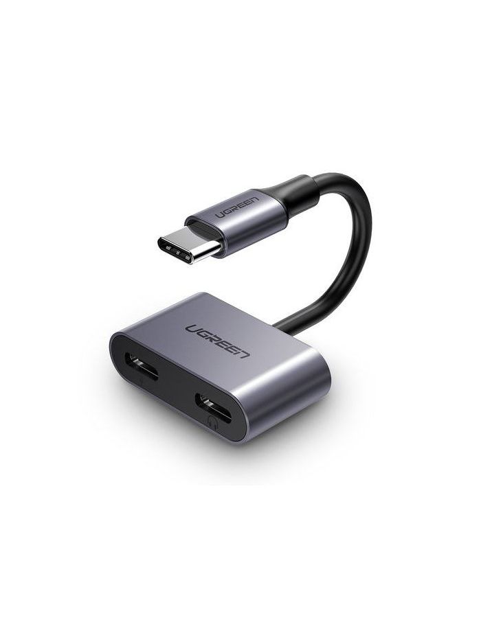 Адаптер UGREEN CM232 (60165) Type C Male to Type C Female + Type C Female Audio Adapter серый
Адаптер UGREEN CM232 (60165) Type C Male to Type C Female + Type C Female Audio Adapter серый