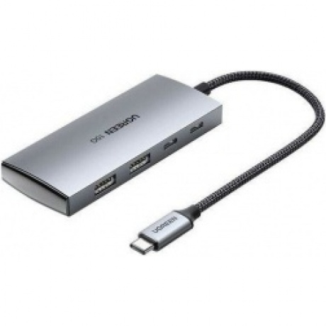 Адаптер UGREEN CM480 (30758) USB-C to 2 USB 3.1+2USB-C Adapter 10G Gray
Адаптер UGREEN CM480 (30758) USB-C to 2 USB 3.1+2USB-C Adapter 10G Gray