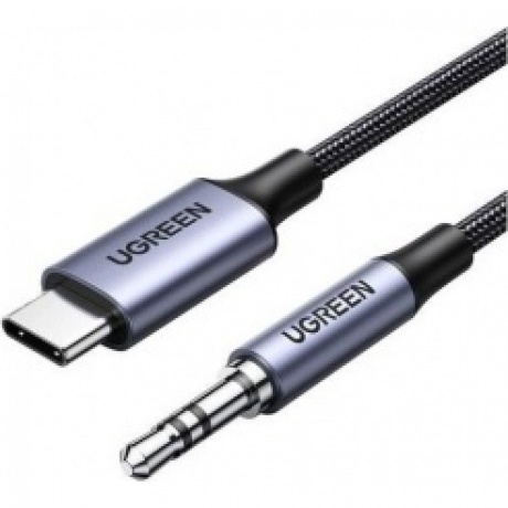 Кабель UGREEN CM450 (20192) USB-C Male to 3.5mm Male Audio Cable with Chip. 1м. черный
Кабель UGREEN CM450 (20192) USB-C Male to 3.5mm Male Audio Cable with Chip. 1м. черный