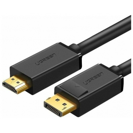 Кабель UGREEN DP101 (10202) DP Male to HDMI Male Cable. 2 м. черный
Кабель UGREEN DP101 (10202) DP Male to HDMI Male Cable. 2 м. черный