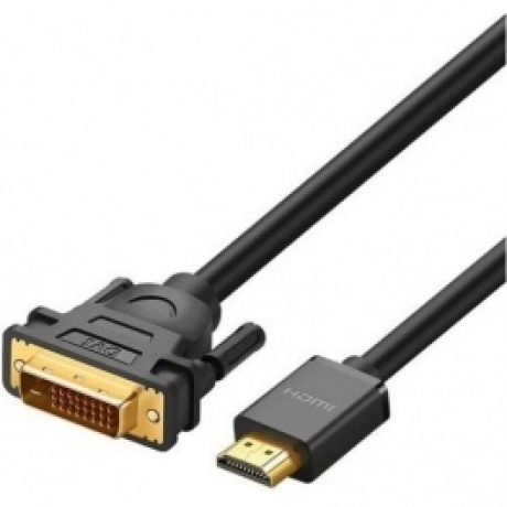 Кабель UGREEN HD106 (10136) HDMI Male To DVI(24+1) Round Cable. 3м. черный
Кабель UGREEN HD106 (10136) HDMI Male To DVI(24+1) Round Cable. 3м. черный