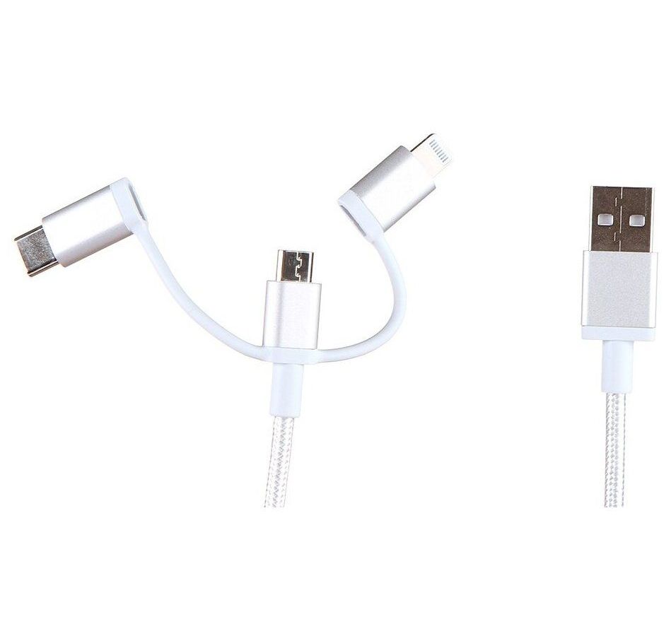 Кабель UGREEN US186 (50203) 3-in-1 USB2.0-A Multifuntion Cable with Braid в оплетке. 1,5 м. серебристый, Серебро
Кабель UGREEN US186 (50203) 3-in-1 USB2.0-A Multifuntion Cable with Braid в оплетке. 1,5 м. серебристый, Серебро