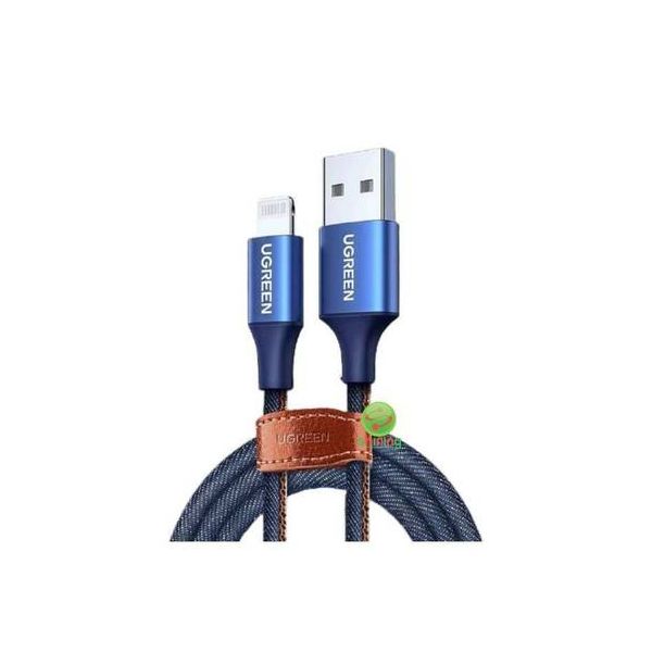 Кабель UGREEN US199 (80634) Lightning to USB-A 2.0 Cable. 1,5м. синий джинсовый
Кабель UGREEN US199 (80634) Lightning to USB-A 2.0 Cable. 1,5м. синий джинсовый