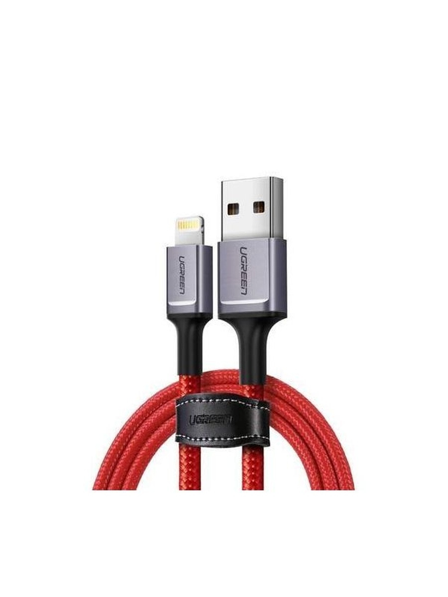 Кабель UGREEN US293 (80635) USB-A to Lightning Cable. 1 м. красный
Кабель UGREEN US293 (80635) USB-A to Lightning Cable. 1 м. красный
