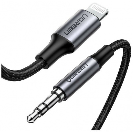Кабель UGREEN US315 (70509) Lightning to 3.5mm Aux Cable Aluminum Shell в оплетке.Длина 1 м. черный
Кабель UGREEN US315 (70509) Lightning to 3.5mm Aux Cable Aluminum Shell в оплетке.Длина 1 м. черный
