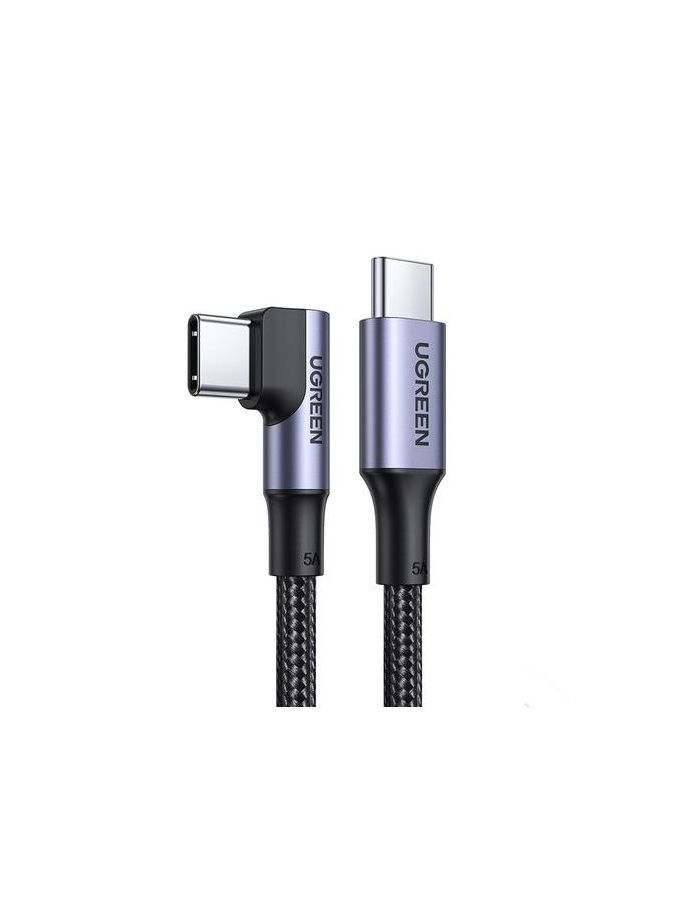Кабель UGREEN US334 (20583) USB-C 2.0 Male To Angled 90° USB-C 2.0 Male 5A Data Cable. 3м. черный
Кабель UGREEN US334 (20583) USB-C 2.0 Male To Angled 90° USB-C 2.0 Male 5A Data Cable. 3м. черный