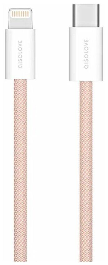 Кабель Type-C/Lightning Xiaomi (Mi) SOLOVE 100 см 20W PD 3А розовый
Кабель Type-C/Lightning Xiaomi (Mi) SOLOVE 100 см 20W PD 3А розовый