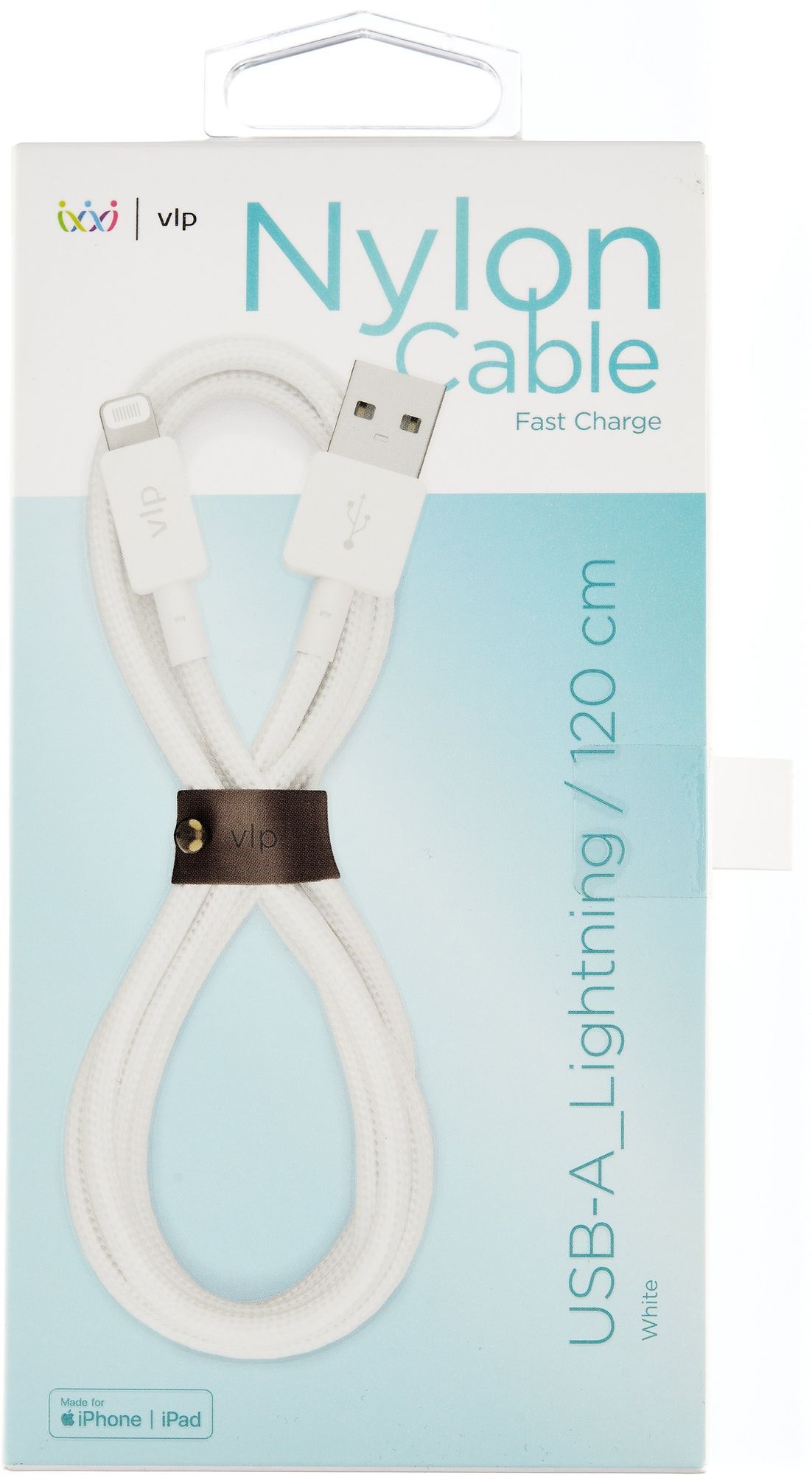 Дата-кабель VLP Nylon Cable USB A - Lightning MFI, 1.2м, белый
Дата-кабель VLP Nylon Cable USB A - Lightning MFI, 1.2м, белый