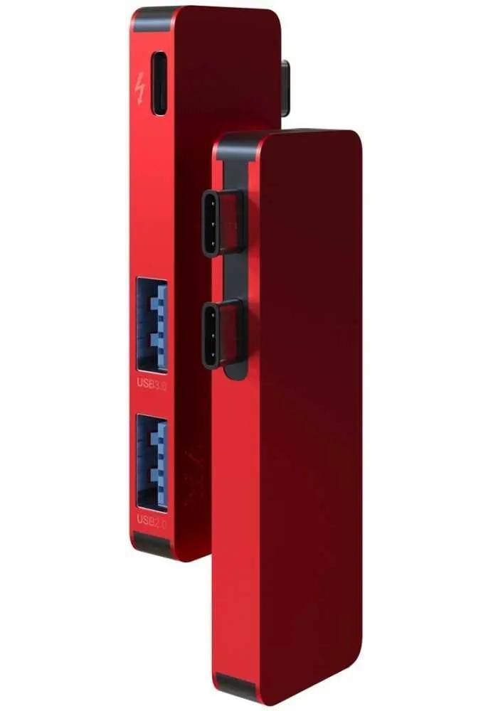 Хаб мультипортовый VLP Type-C 3 в 1, красный
Хаб мультипортовый VLP Type-C 3 в 1, красный