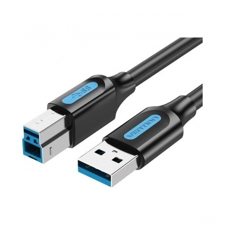 Кабель Vention USB 3.0 AM/BM - 1.5м (COOBG), Черный
Кабель Vention USB 3.0 AM/BM - 1.5м (COOBG), Черный