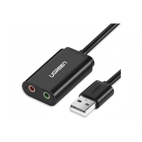 Адаптер UGREEN USB C - AUX Jack 3.5 мм (f), цвет черный (30724)
Адаптер UGREEN USB C - AUX Jack 3.5 мм (f), цвет черный (30724)