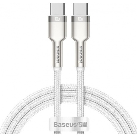 Кабель Baseus Cafule Series Type-C - Type-C 100W 1m White CATJK-C02
Кабель Baseus Cafule Series Type-C - Type-C 100W 1m White CATJK-C02