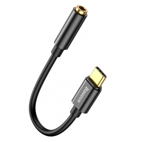 Кабель Baseus Type-C Male to 3.5mm Female Adapter L54 Black (CATL54-01)
Кабель Baseus Type-C Male to 3.5mm Female Adapter L54 Black (CATL54-01)