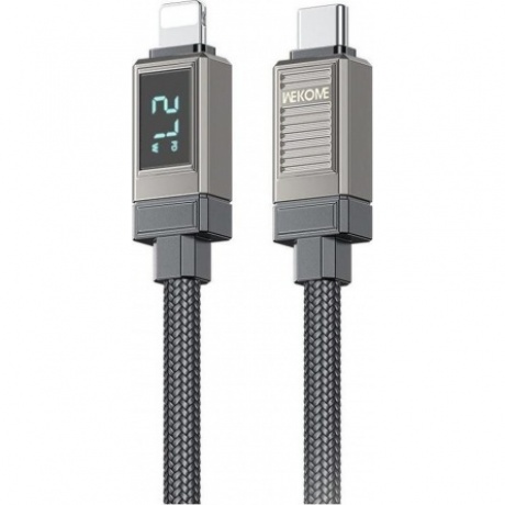 Кабель для мобильных устройств Wekome Type-C to Apple Lightning PD27W WDC-40, Серый
Кабель для мобильных устройств Wekome Type-C to Apple Lightning PD27W WDC-40, Серый