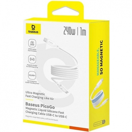 Кабель Baseus PicoGo 1м Moon White (P10376800211-00), Белый
Кабель Baseus PicoGo 1м Moon White (P10376800211-00), Белый