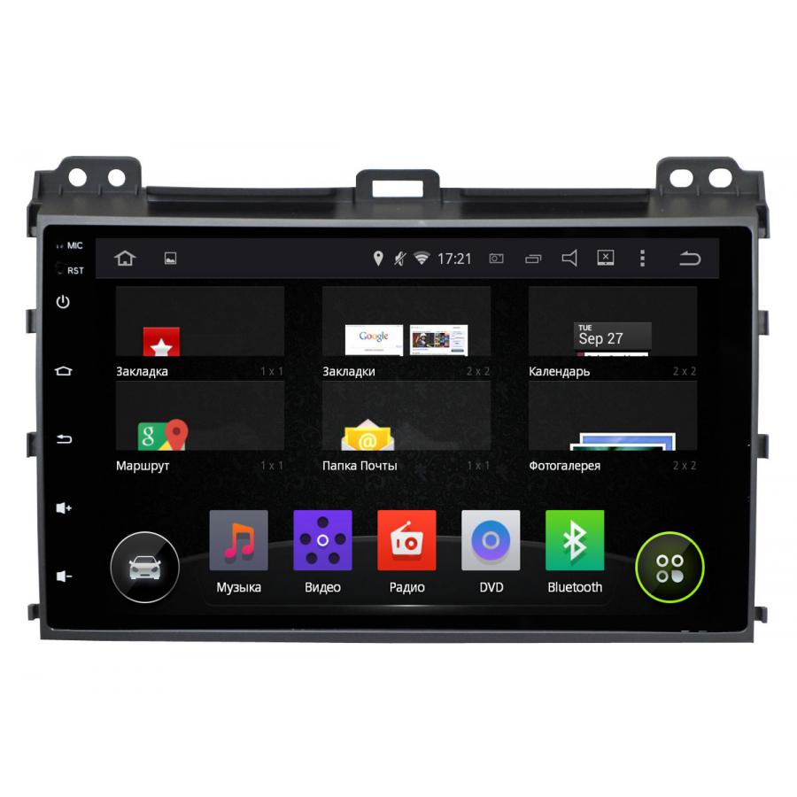 Штатная аудио система Incar AHR-2236 Toyota PRADO 120 BT, NAVI, Android 4.4.4
Штатная аудио система Incar AHR-2236 Toyota PRADO 120 BT, NAVI, Android 4.4.4