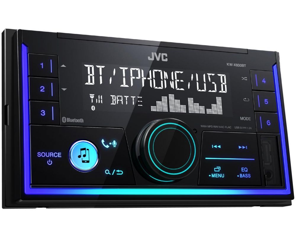Автомагнитола JVC KW-X830BT 
Автомагнитола JVC KW-X830BT