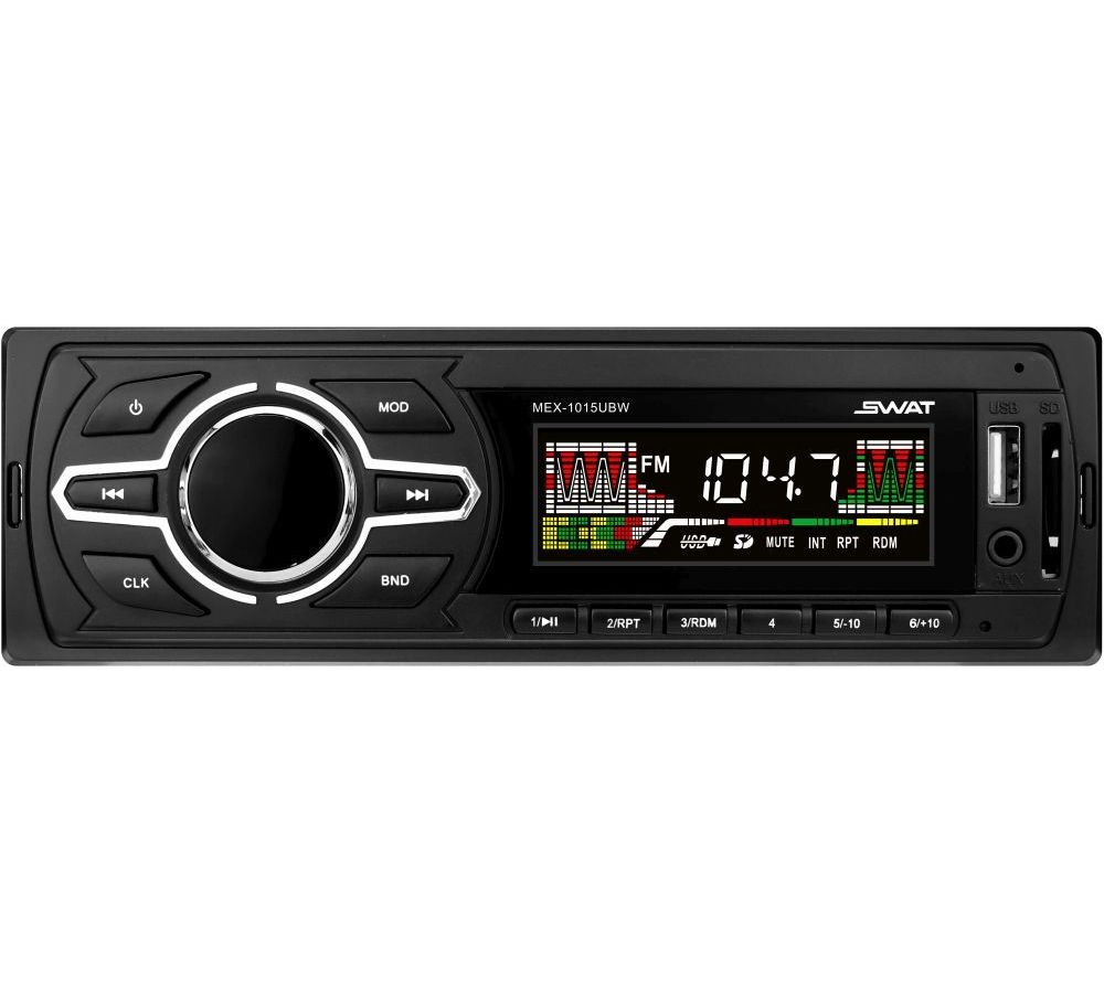 Автомагнитола Swat MEX-1015UBW 1DIN 4x50Вт
Автомагнитола Swat MEX-1015UBW 1DIN 4x50Вт