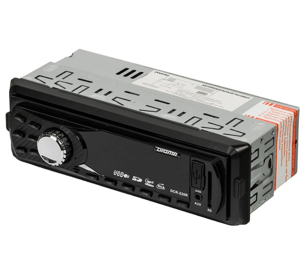 Автомагнитола Digma DCR-220R 1DIN 4x45Вт
Автомагнитола Digma DCR-220R 1DIN 4x45Вт