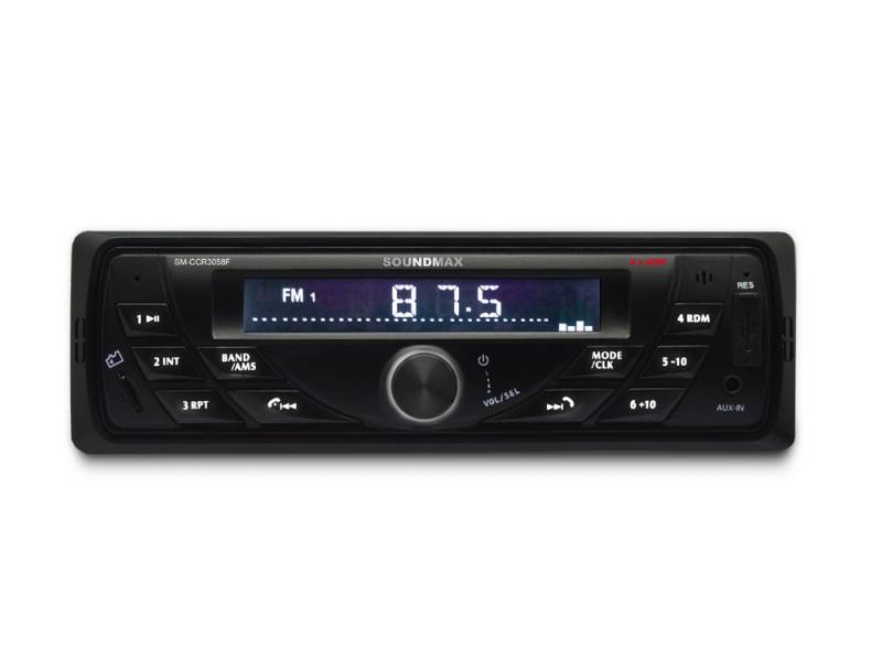 Автомагнитола Soundmax SM-CCR3058F 1DIN 4x40Вт
Автомагнитола Soundmax SM-CCR3058F 1DIN 4x40Вт