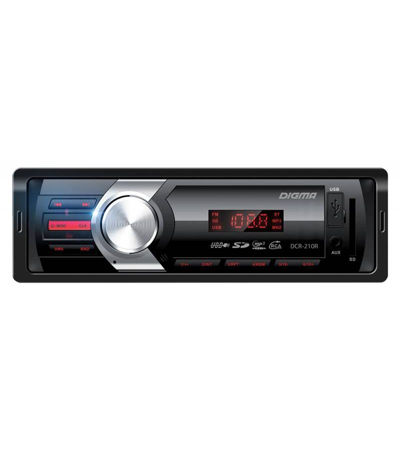 Автомагнитола Digma DCR-210R 1DIN 4x45Вт
Автомагнитола Digma DCR-210R 1DIN 4x45Вт